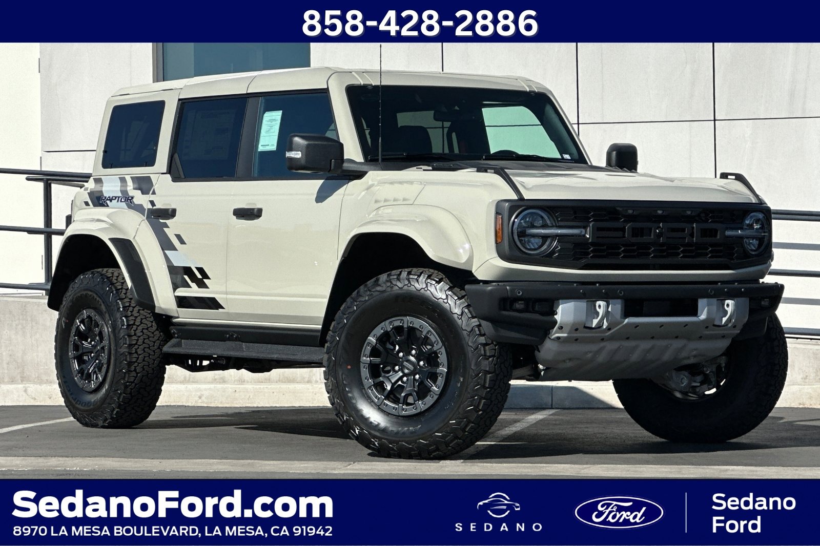 New 2025 Ford Bronco Raptor