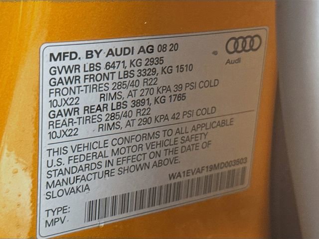 Used 2021 Audi Q8 Premium Plus w/ Premium Plus Package AWD/4WD image 33