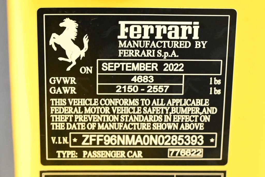 Used 2022 Ferrari SF90 Spider Base image 29