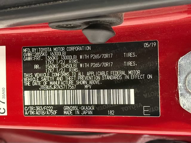 Certified 2019 Toyota 4Runner TRD Off-Road AWD/4WD image 22