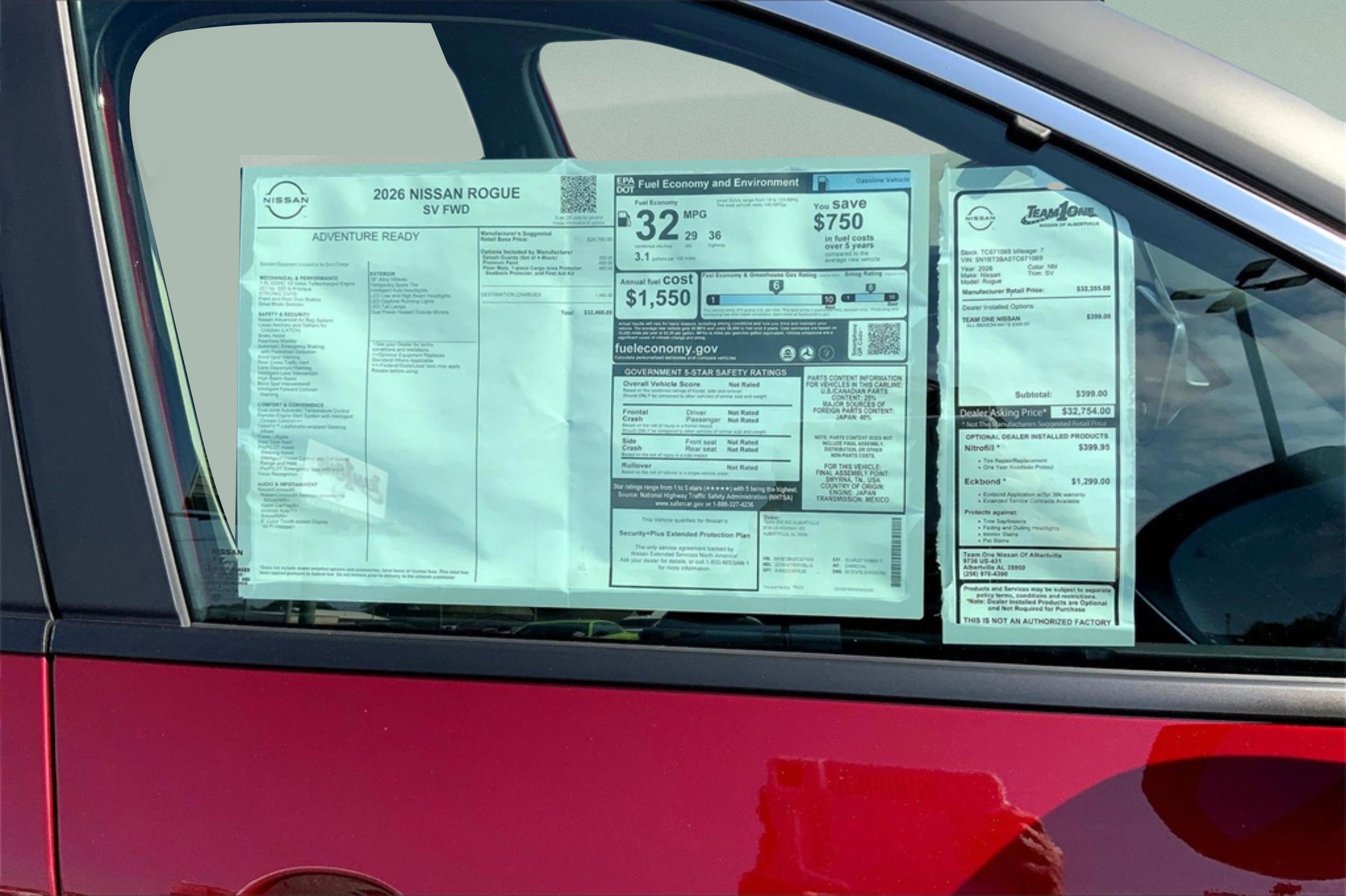 New 2026 Nissan Rogue SV image 14