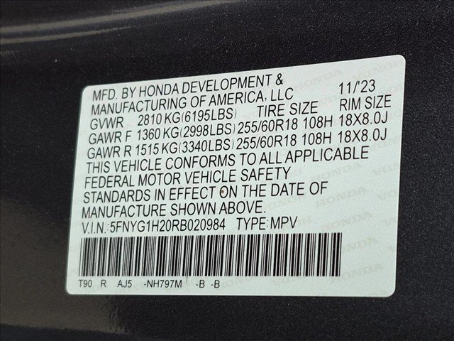 Certified 2024 Honda Pilot LX image 23