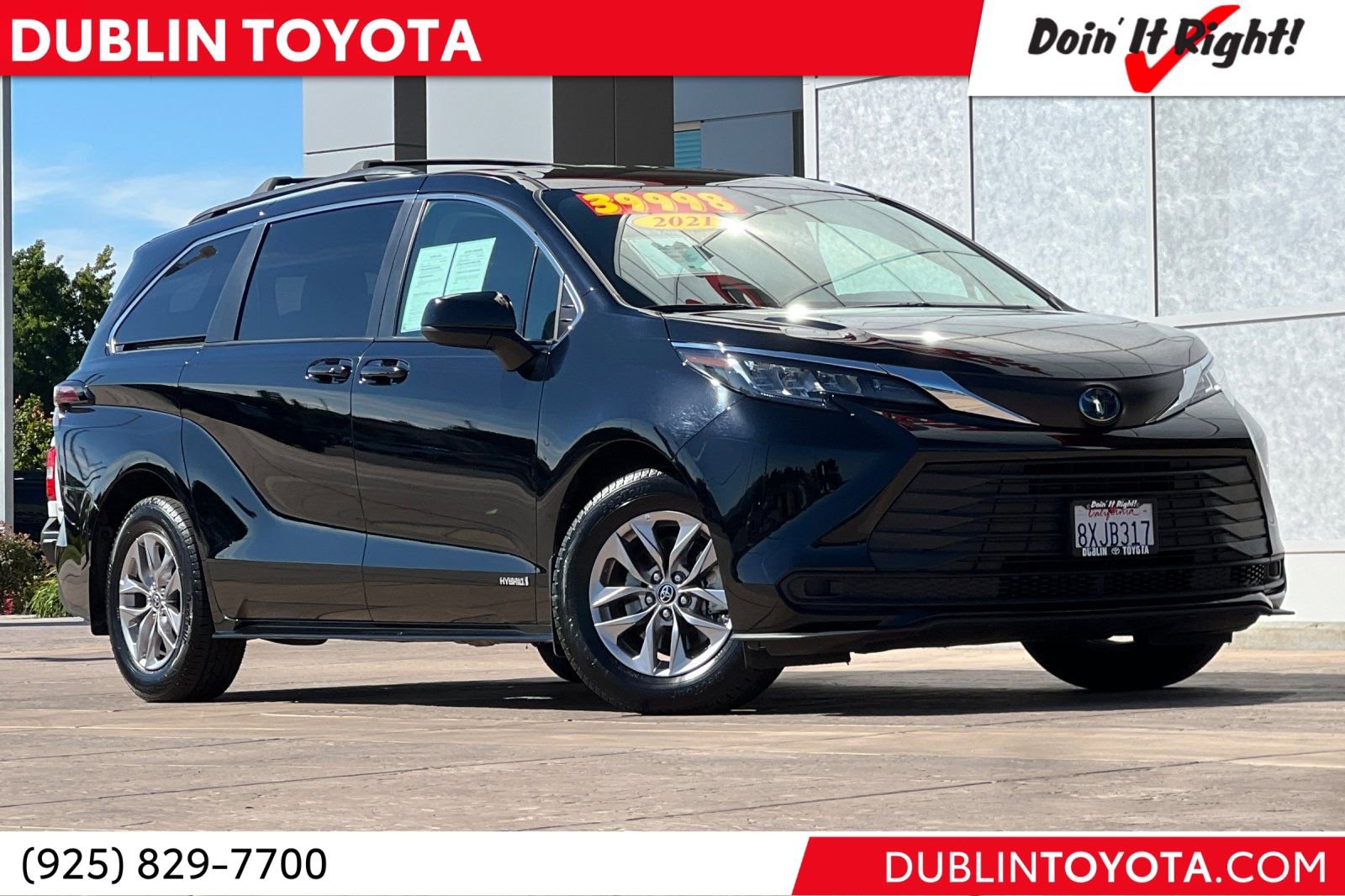 Certified 2021 Toyota Sienna LE