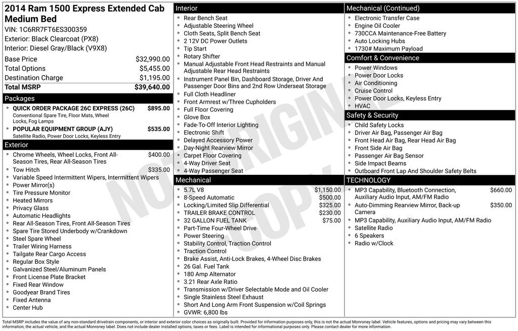 Used 2014 RAM 1500 Express AWD/4WD image 2