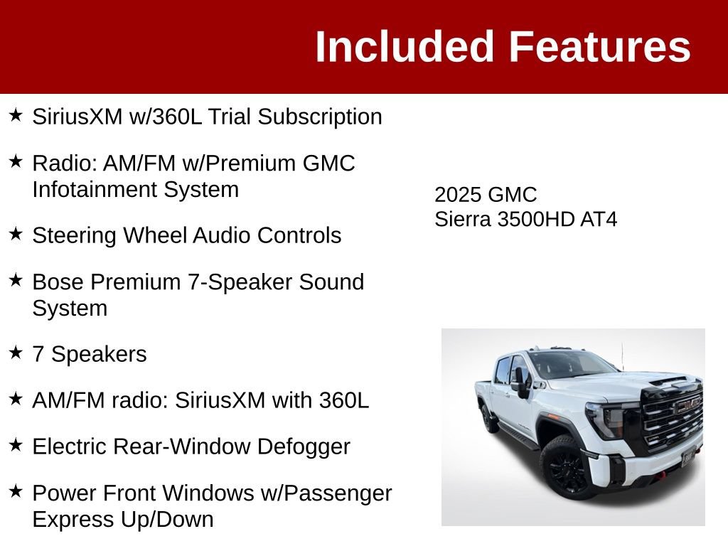 Used 2025 GMC Sierra 3500 AT4 w/ AT4 Premium Plus Package AWD/4WD image 4