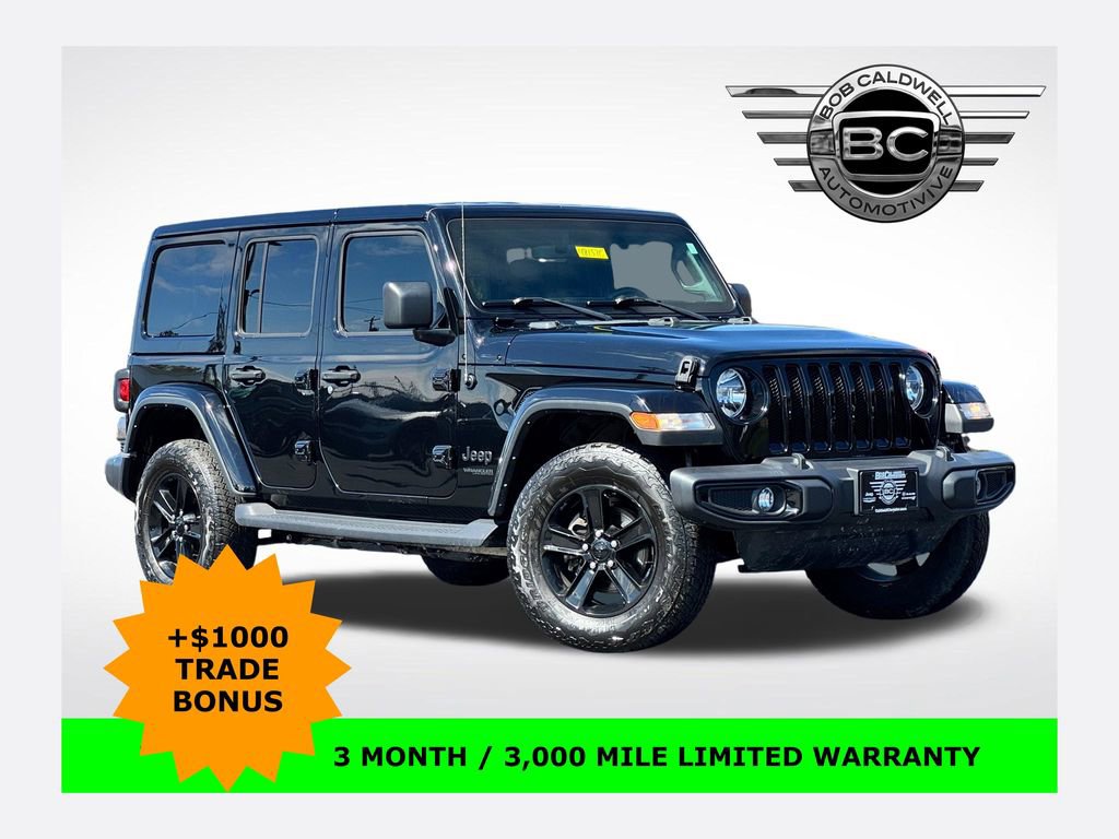 Used 2022 Jeep Wrangler Unlimited Sahara image 1