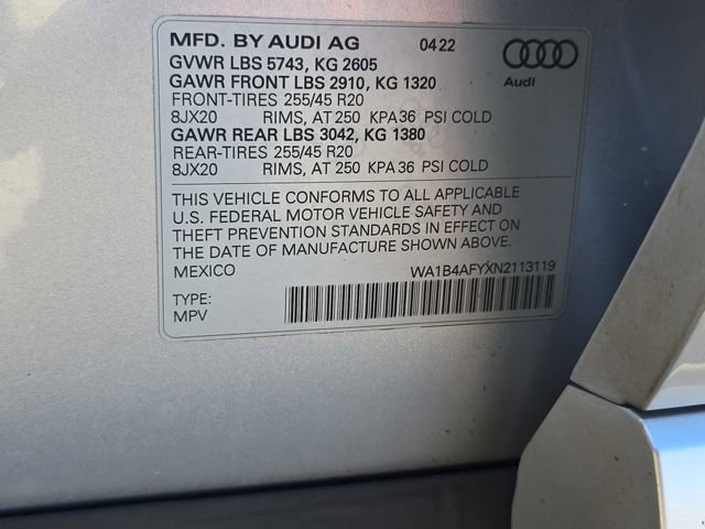 Used 2022 Audi SQ5 Premium Plus w/ Premium Plus Package image 39