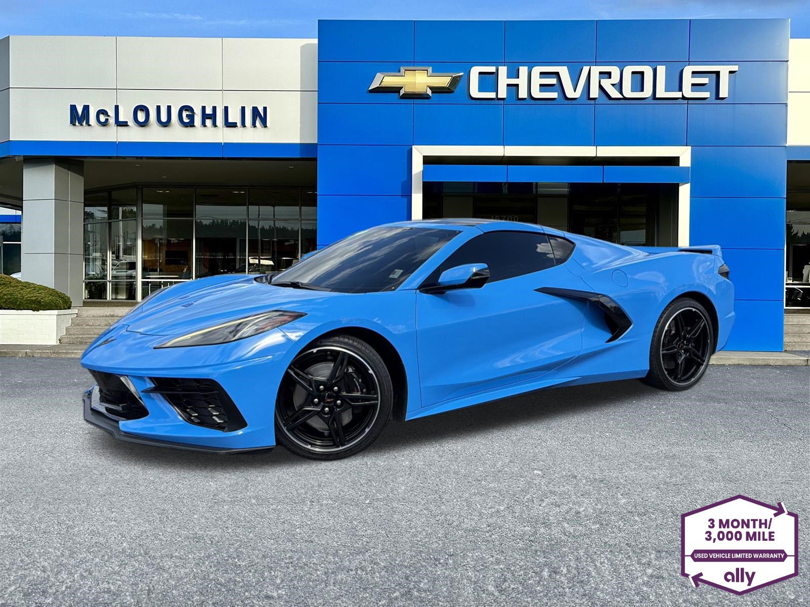 Used 2021 Chevrolet Corvette Stingray Coupe w/ Z51 Performance Package RWD image 1