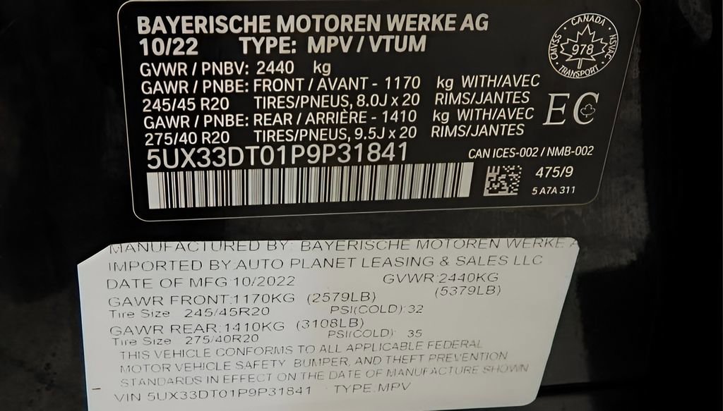Used 2023 BMW X4 xDrive30i w/ Premium Enhanced Package AWD/4WD image 15