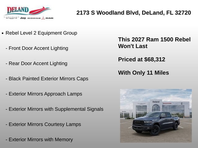 New 2027 RAM 1500 Rebel w/ Rebel Level 2 Equipment Group AWD/4WD image 23