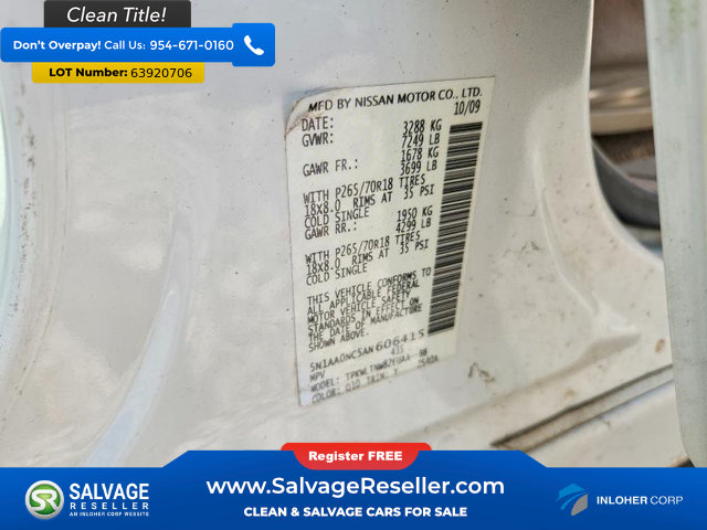 Used 2010 Nissan Armada SE AWD/4WD image 17