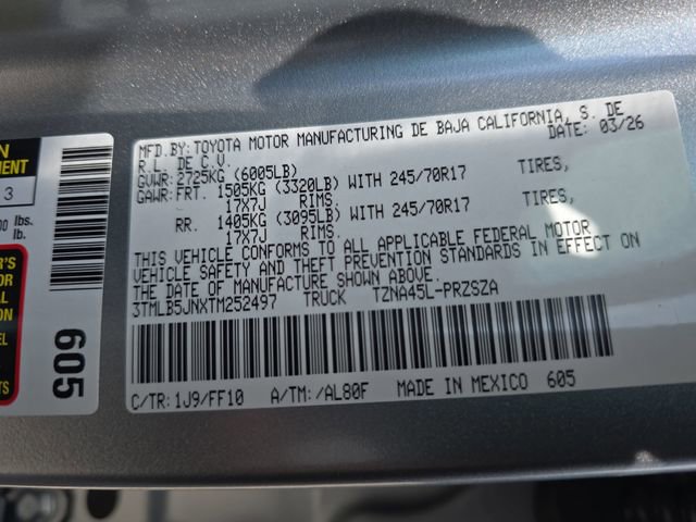 New 2026 Toyota Tacoma SR5 image 34