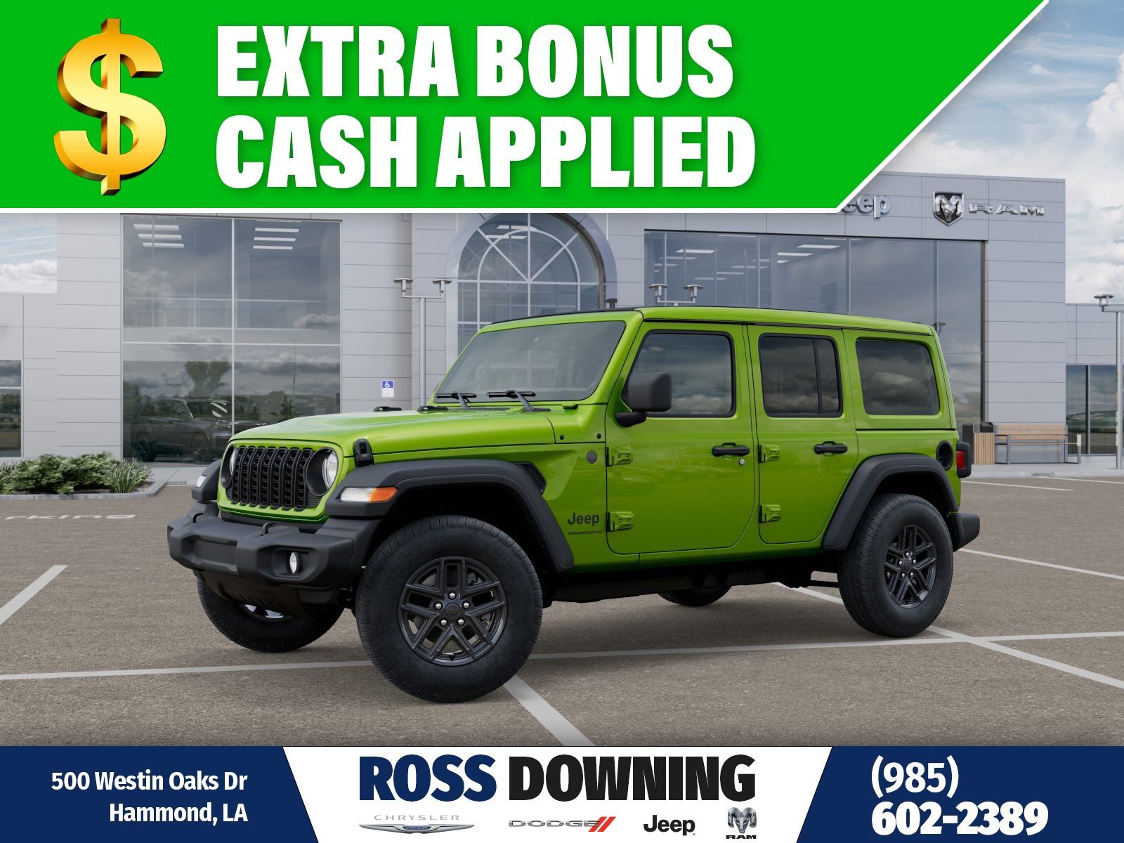 New 2025 Jeep Wrangler Sport S