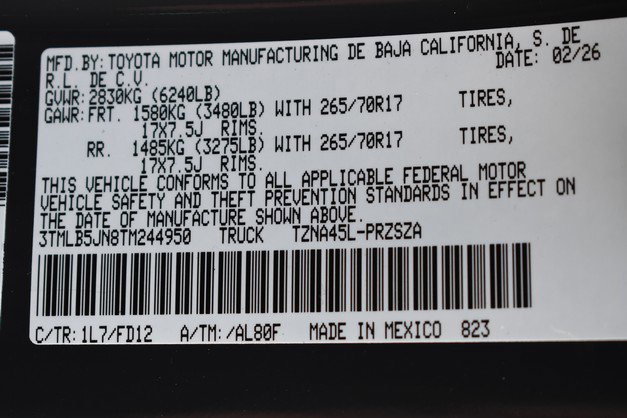 New 2026 Toyota Tacoma TRD Off-Road image 15