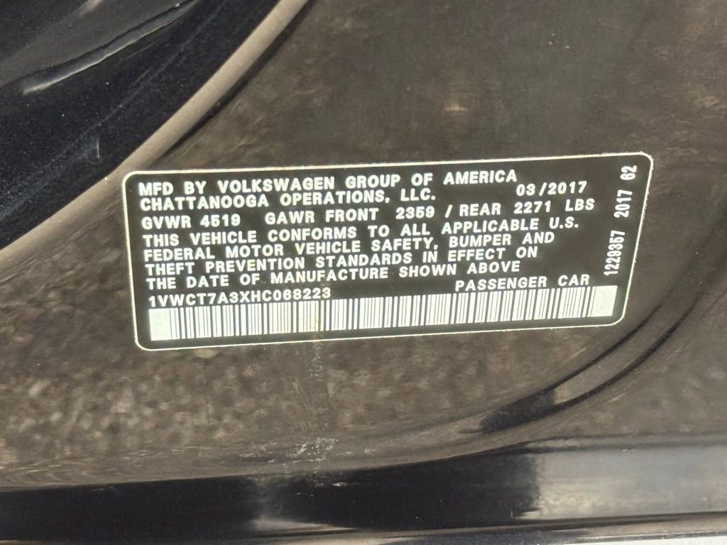 Used 2017 Volkswagen Passat 1.8T SEL Premium image 39