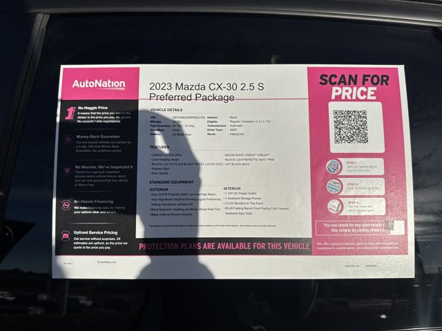 Used 2023 MAZDA CX-30 AWD 2.5 S w/ Preferred Package image 24