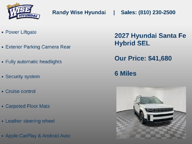 New 2027 Hyundai Santa Fe SEL AWD/4WD image 10