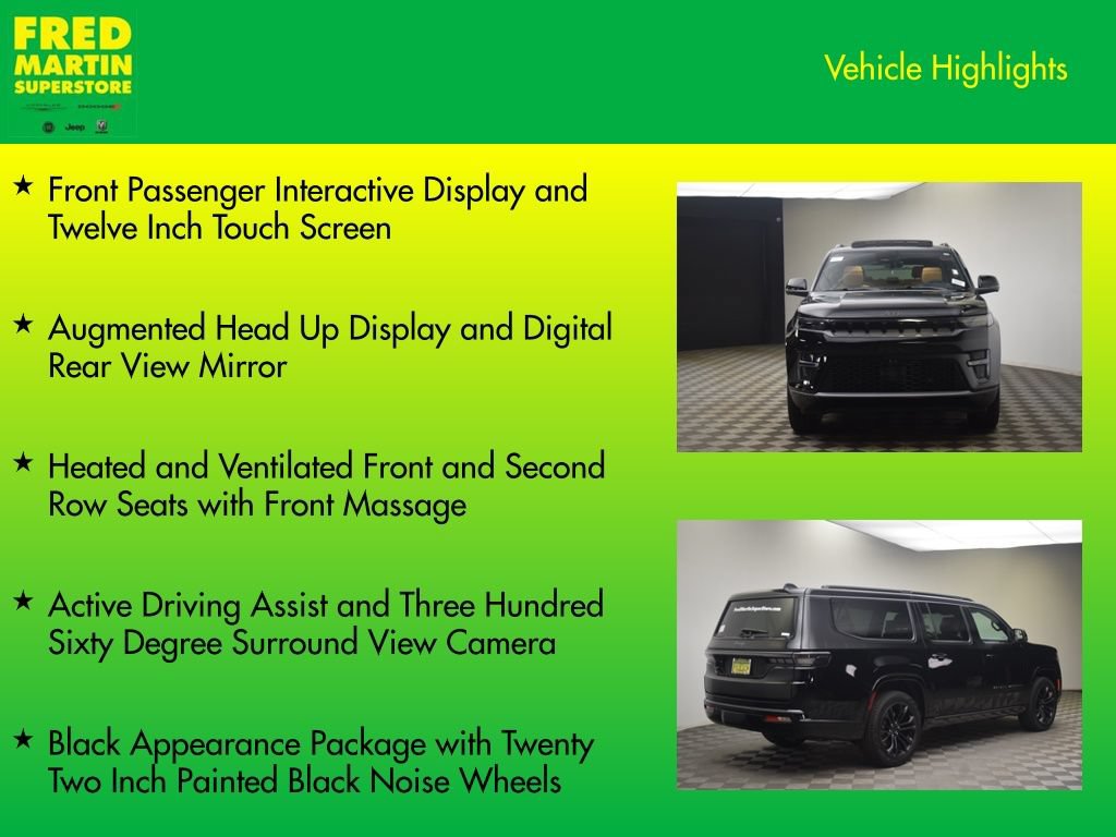 New 2026 Jeep Grand Wagoneer L Summit AWD/4WD image 15
