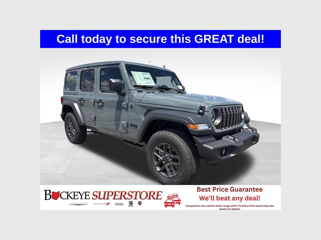 New 2026 Jeep Wrangler Unlimited Sport AWD/4WD 360° Tour