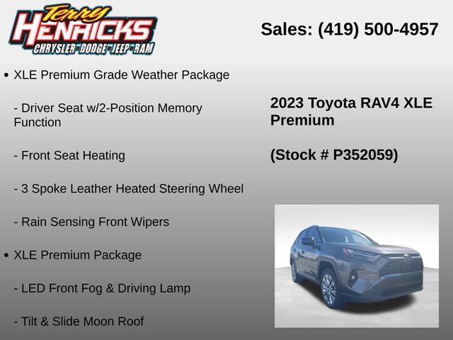 Used 2023 Toyota RAV4 XLE Premium AWD/4WD image 12