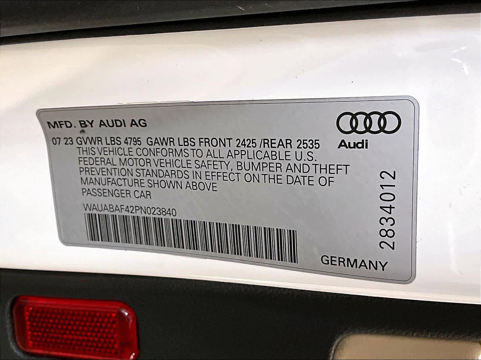 Used 2023 Audi A4 2.0T Premium w/ Convenience Package AWD/4WD image 35