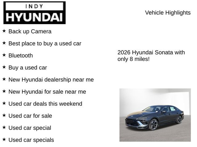 New 2026 Hyundai Sonata SEL AWD/4WD image 7