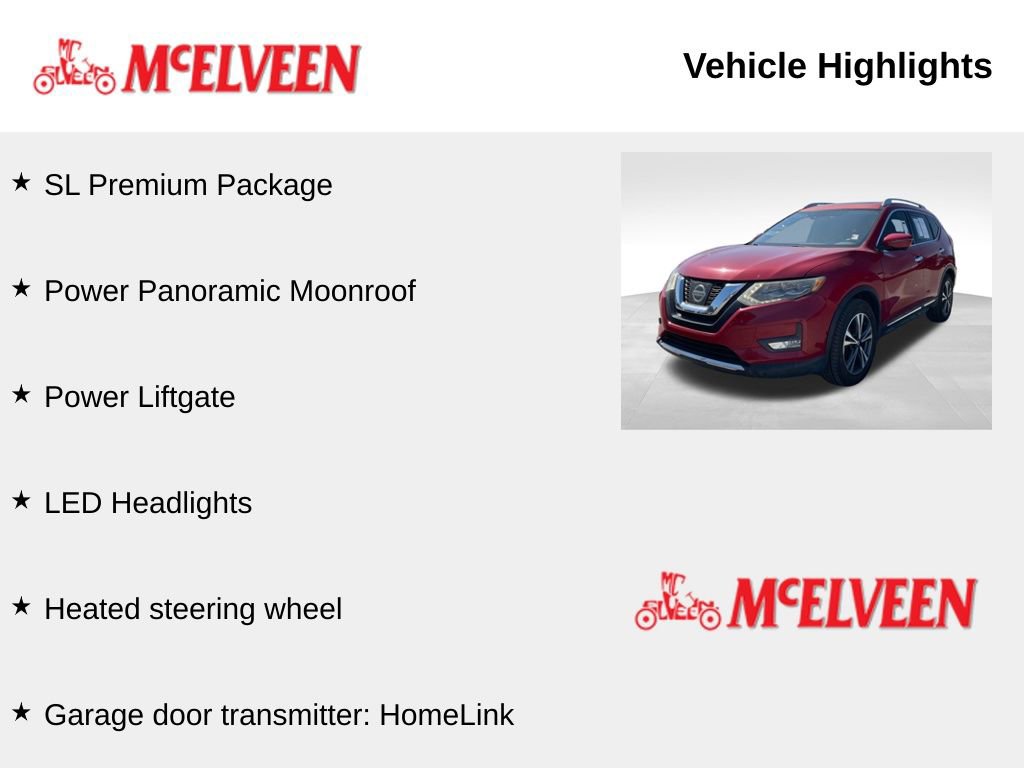Used 2017 Nissan Rogue SL w/ SL Premium Package FWD image 6