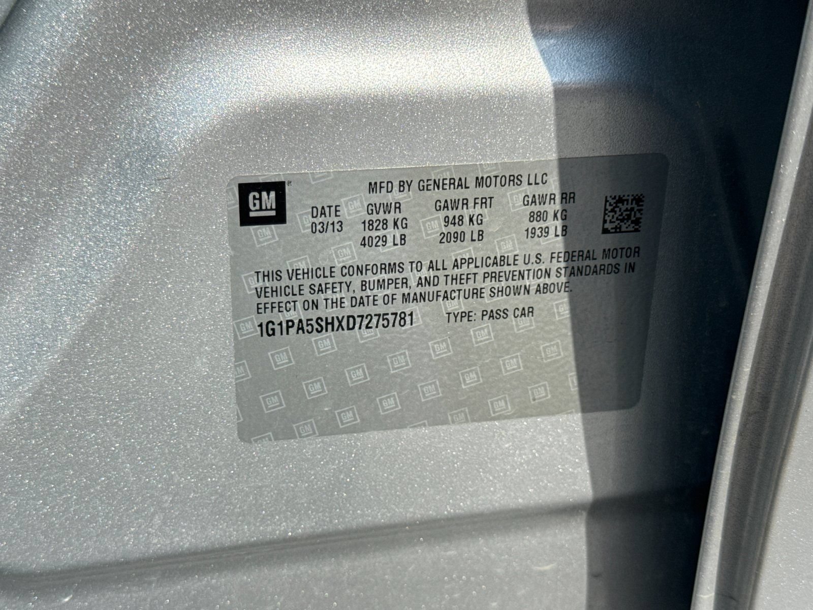 Used 2013 Chevrolet Cruze LS FWD image 5