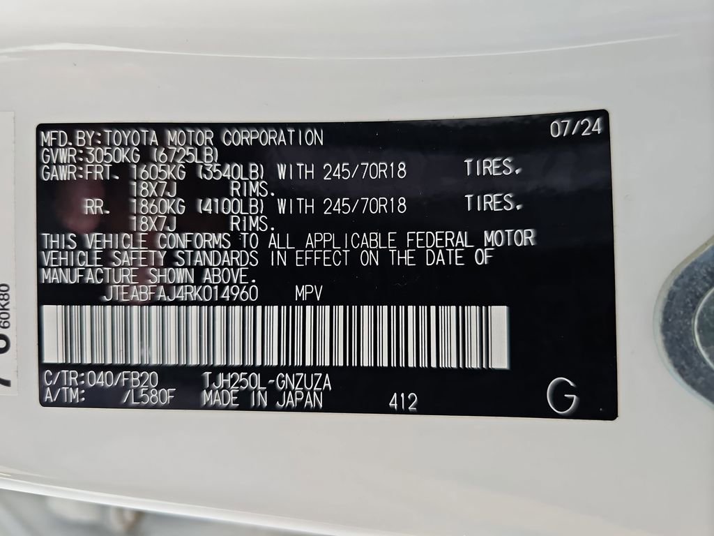Certified 2024 Toyota Land Cruiser 1958 AWD/4WD image 24