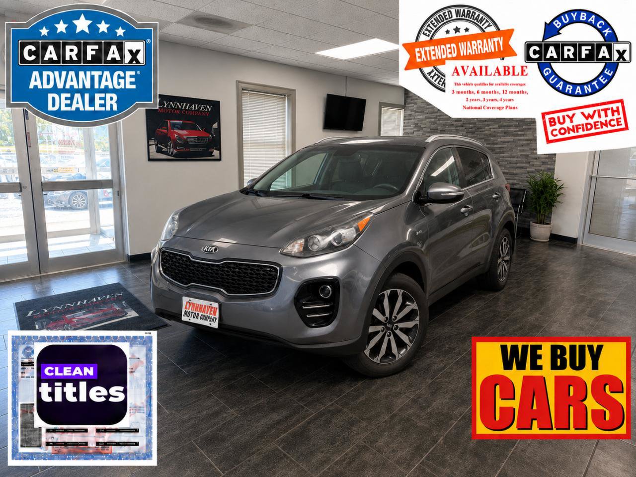Used 2017 Kia Sportage EX w/ EX Premium Package AWD/4WD image 1
