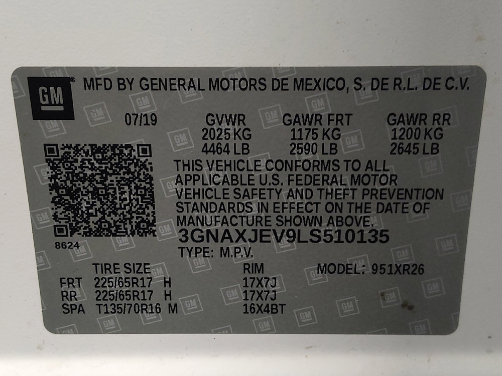 Used 2020 Chevrolet Equinox LT w/ Driver Convenience Package FWD image 33