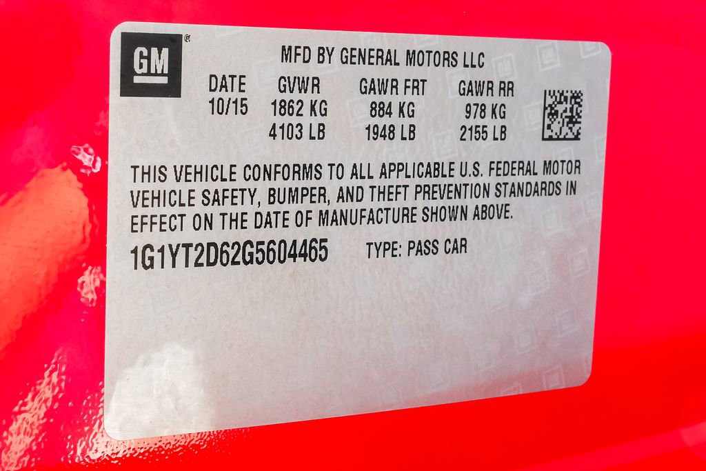 Used 2016 Chevrolet Corvette Z06 w/ 3LZ Preferred Equipment Group RWD image 56