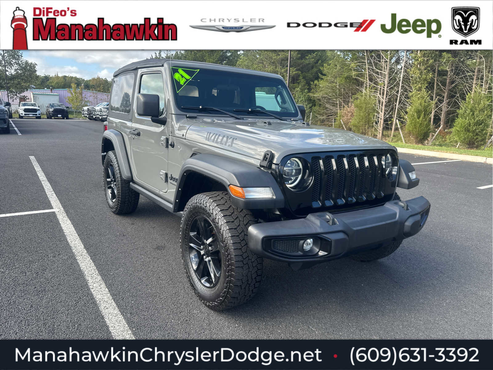 Certified 2021 Jeep Wrangler Willys