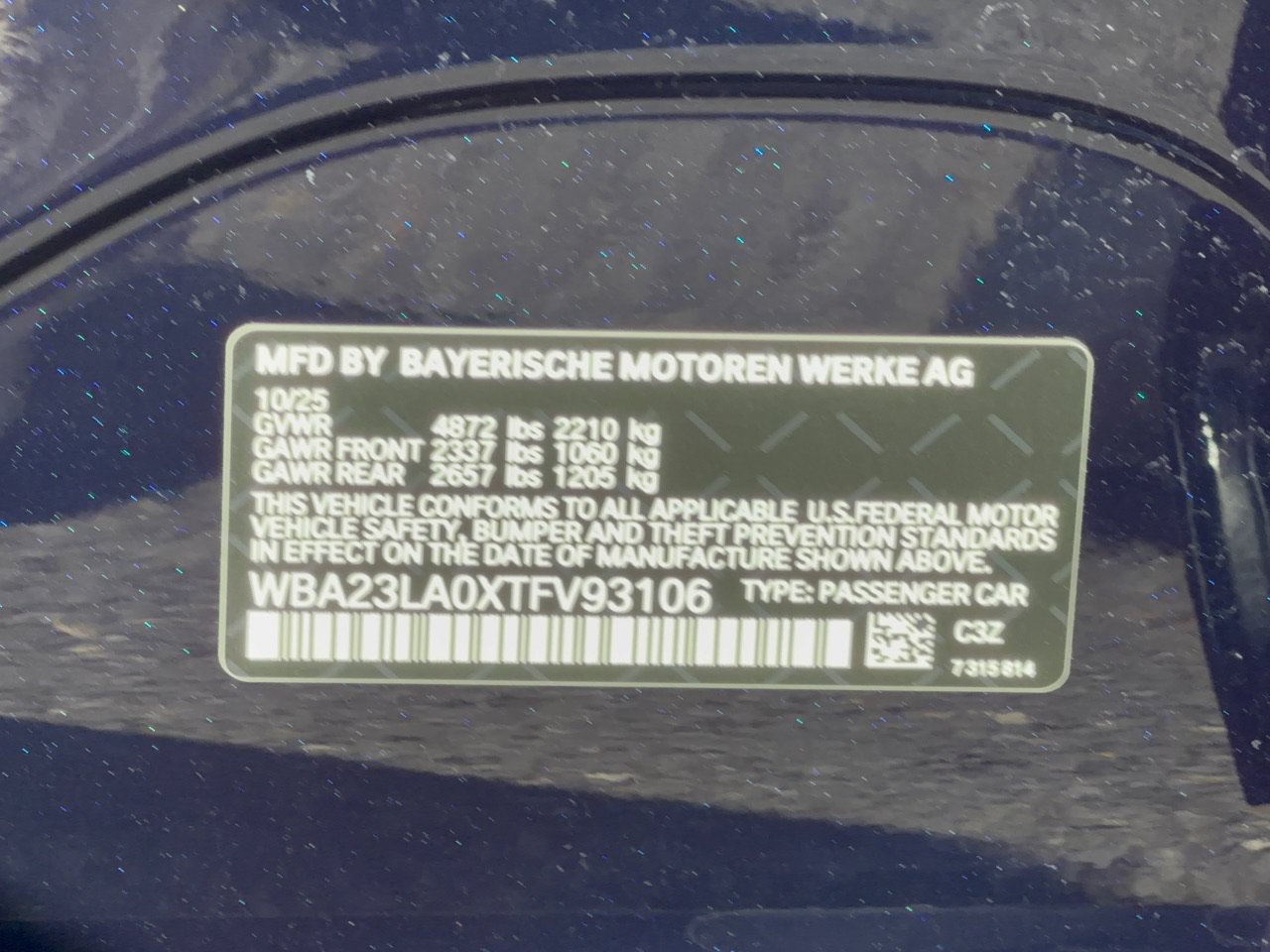 Certified 2026 BMW 330i xDrive Sedan w/ M Sport Package AWD/4WD image 31