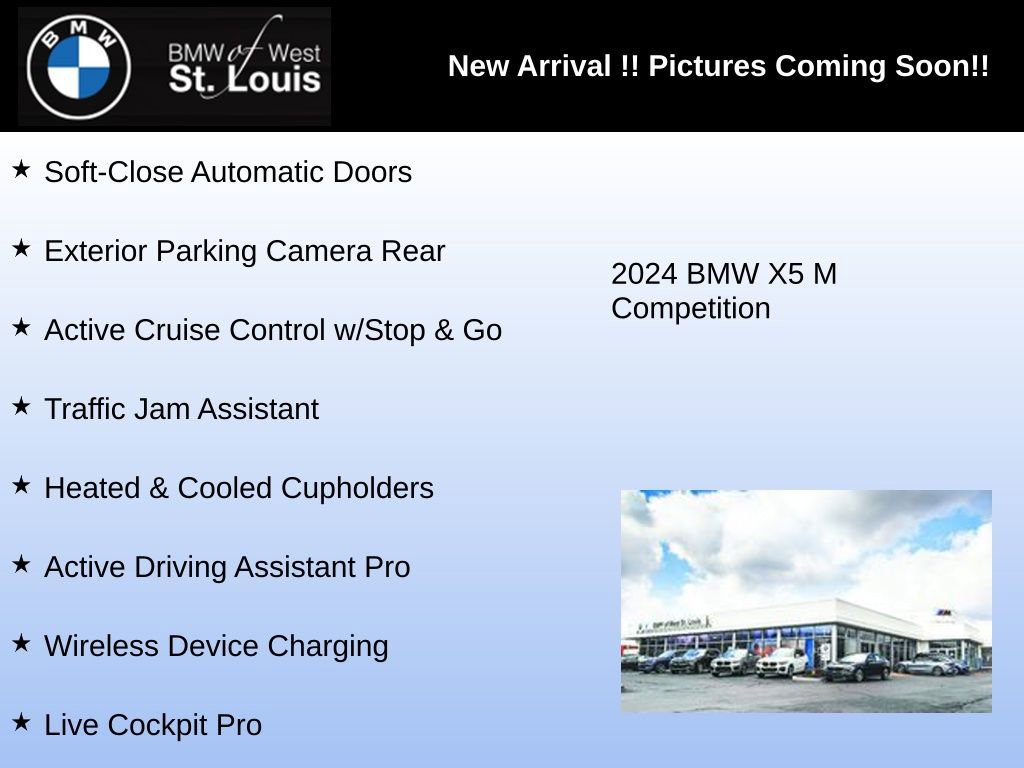 Used 2024 BMW X5 M Competition w/ Executive Package AWD/4WD image 4