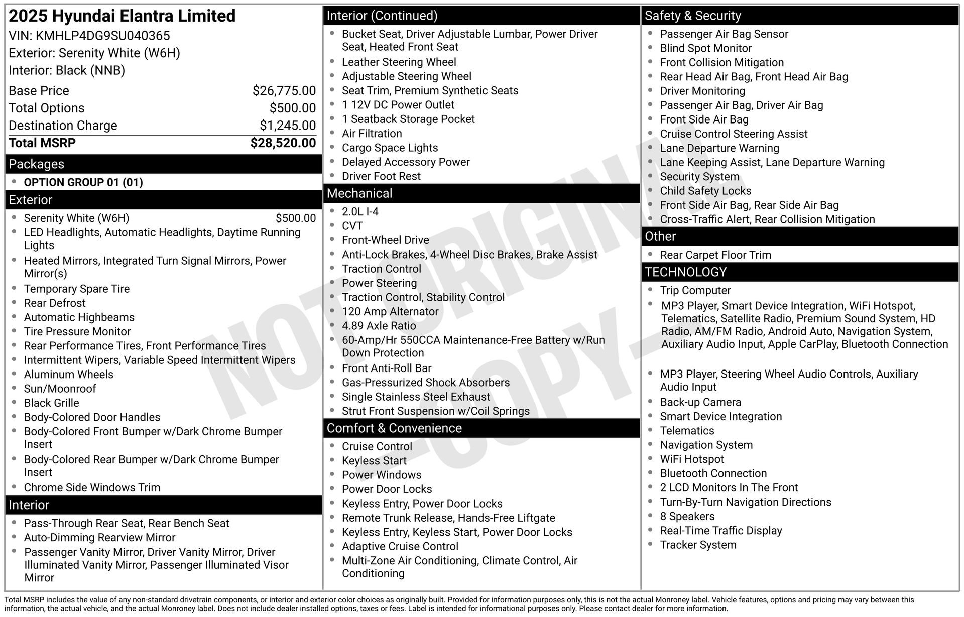 Used 2025 Hyundai Elantra Limited FWD image 44
