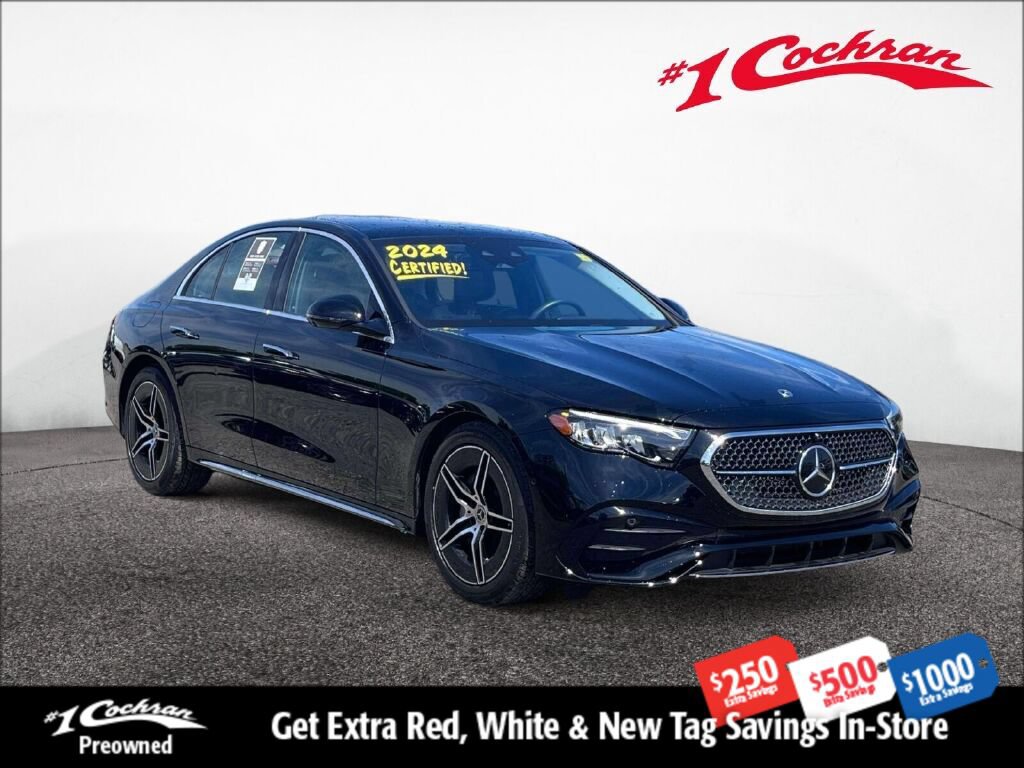 Certified 2024 Mercedes-Benz E 350 4MATIC Sedan