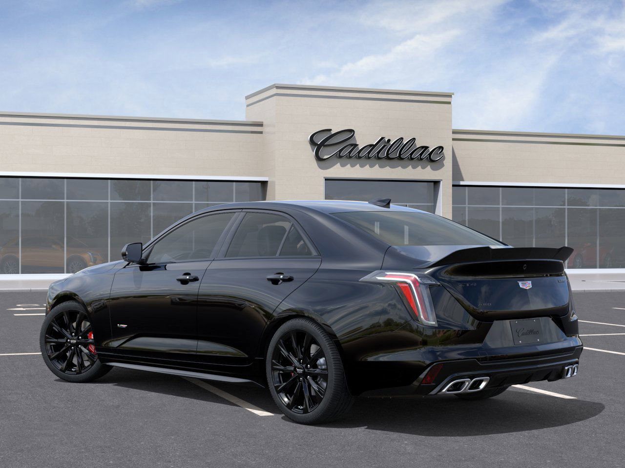 New 2026 Cadillac CT4 V w/ LPO, ONYX Package image 3