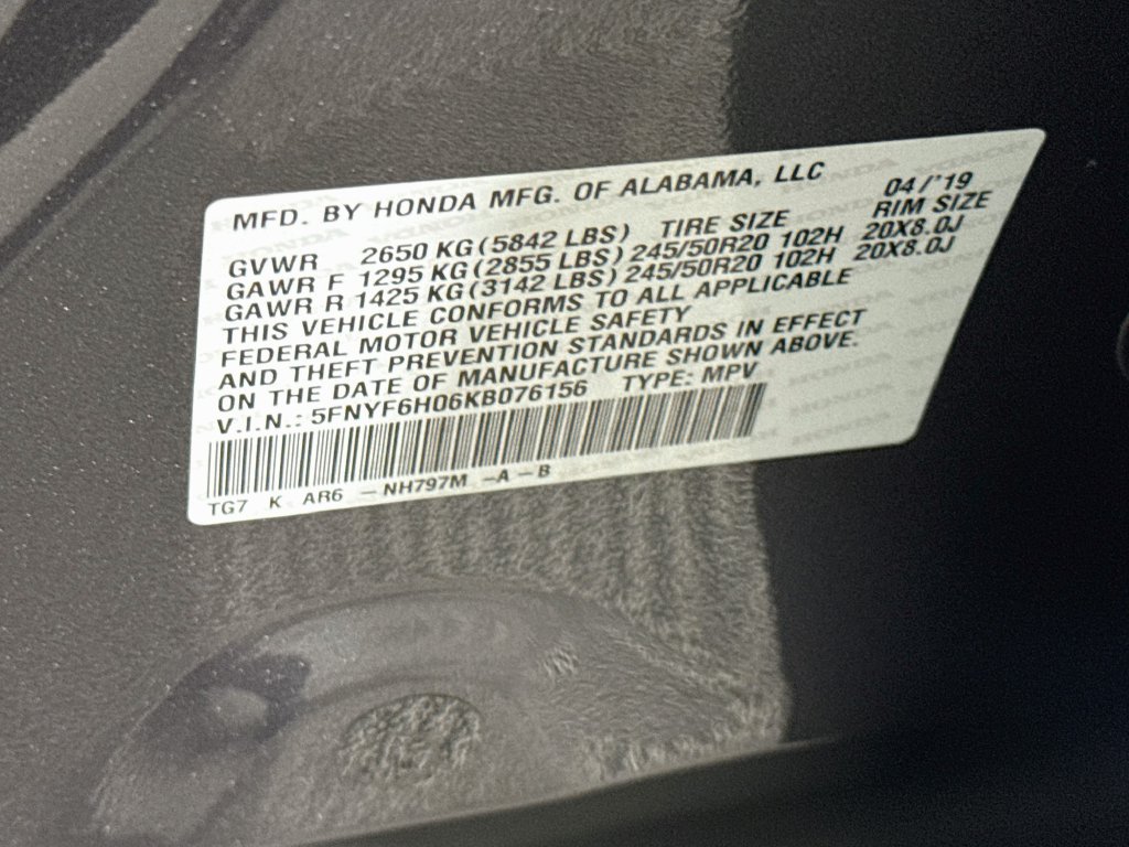 Used 2019 Honda Pilot Elite image 36