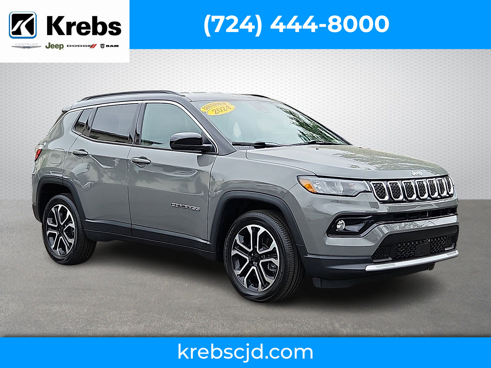 Certified 2024 Jeep Compass Limited AWD/4WD image 1