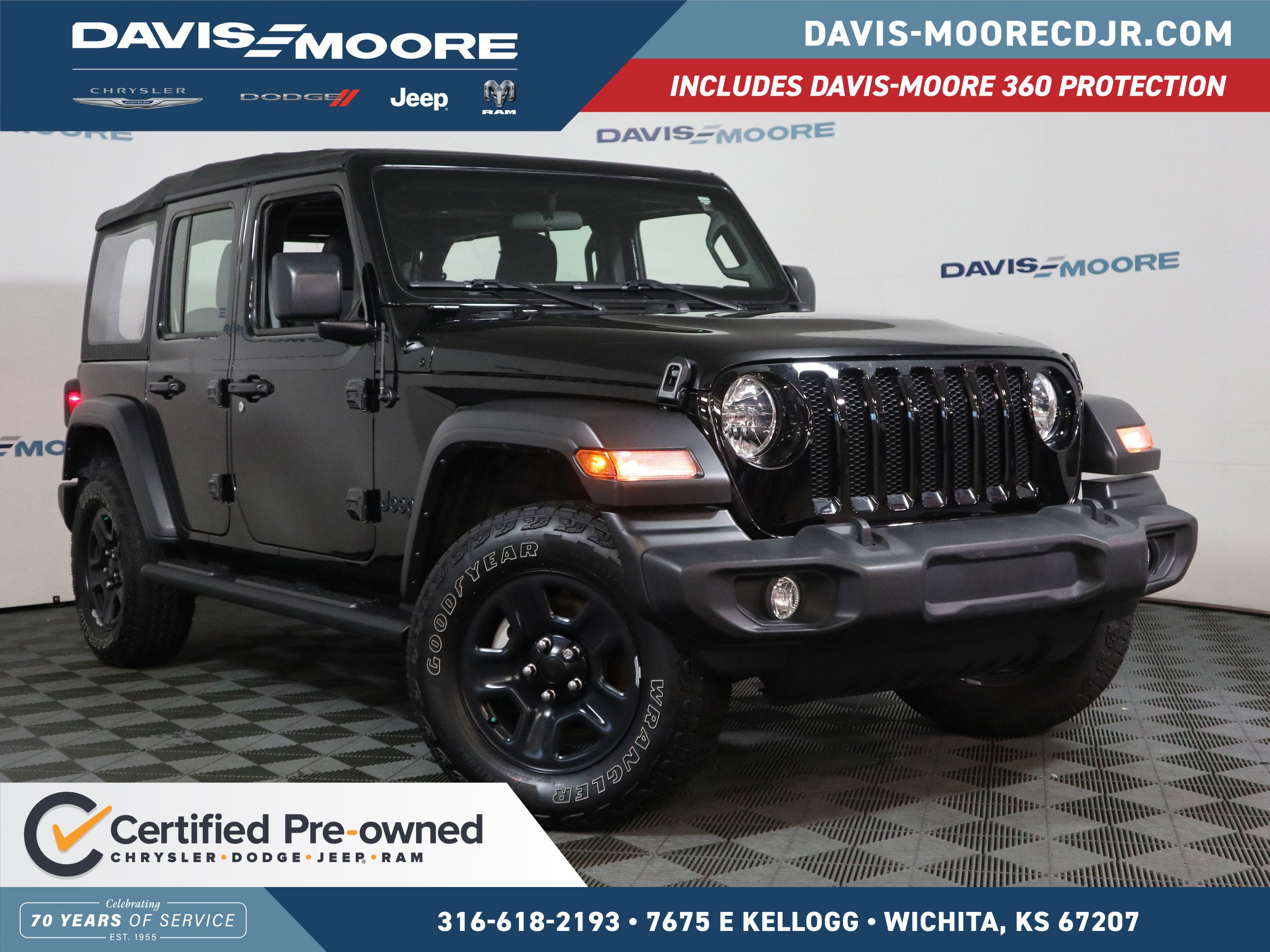 Used 2022 Jeep Wrangler Unlimited Sport image 1