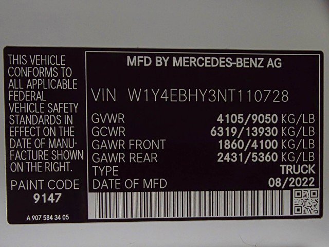 Used 2022 Mercedes-Benz Sprinter 2500 image 33