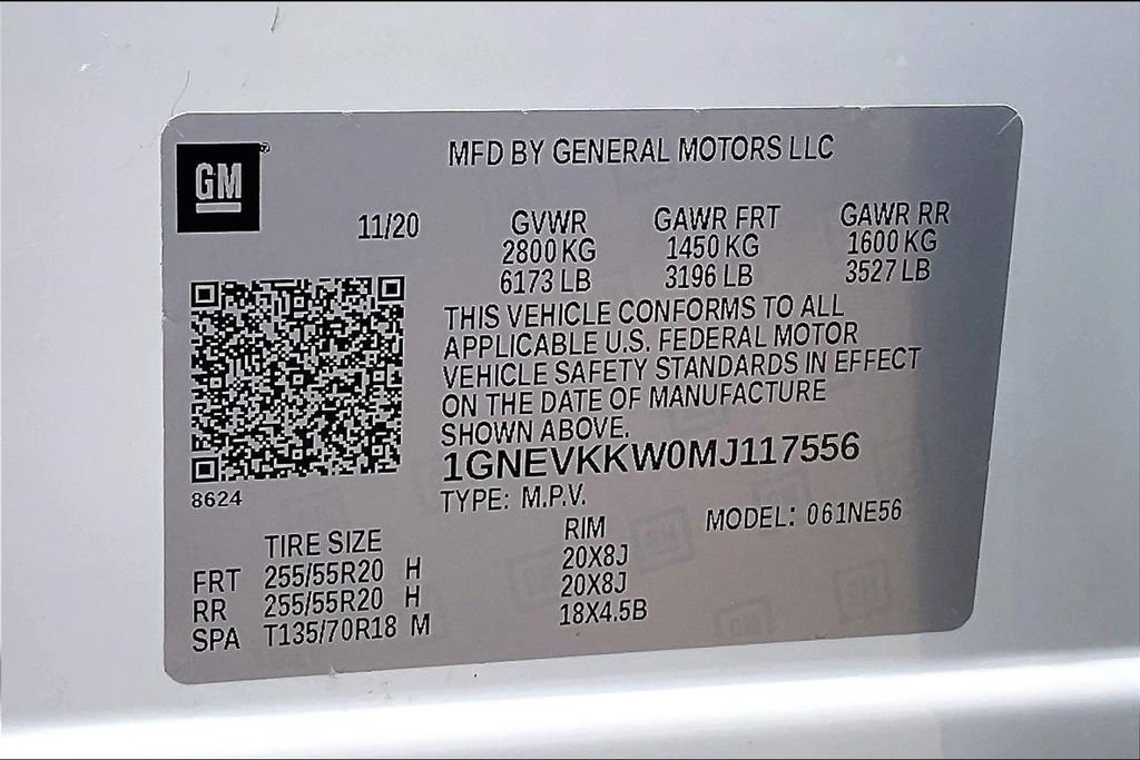 Used 2021 Chevrolet Traverse Premier w/ Redline Edition AWD/4WD image 35