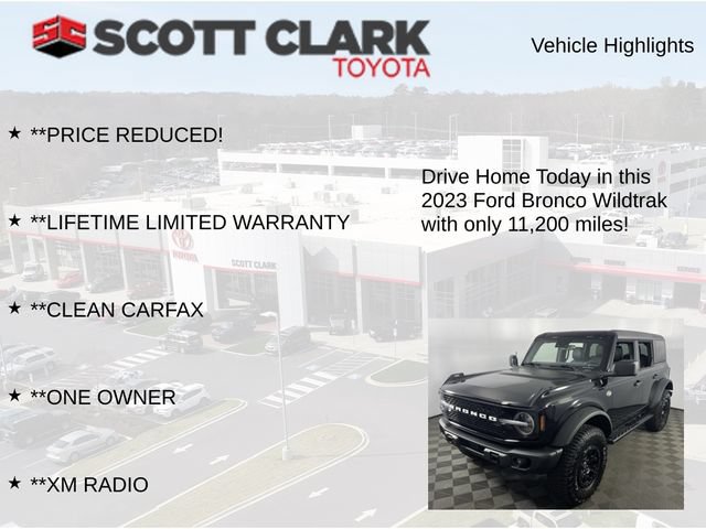 Used 2023 Ford Bronco Wildtrak AWD/4WD image 12