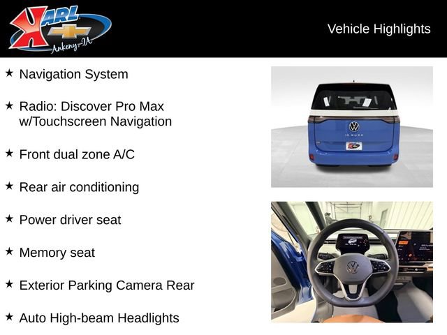 Used 2025 Volkswagen ID. Buzz Pro S RWD image 2