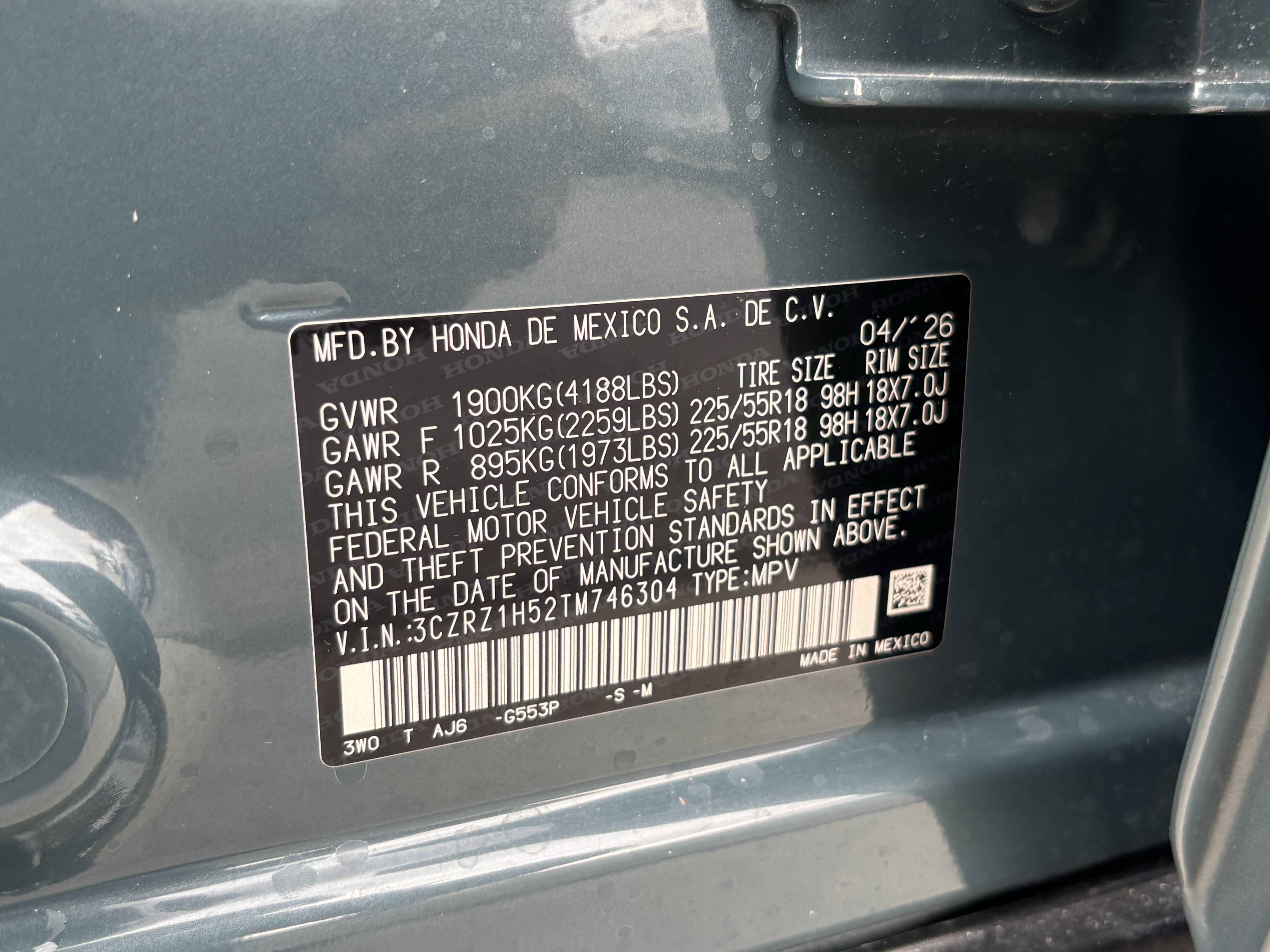 Used 2026 Honda HR-V Sport image 29
