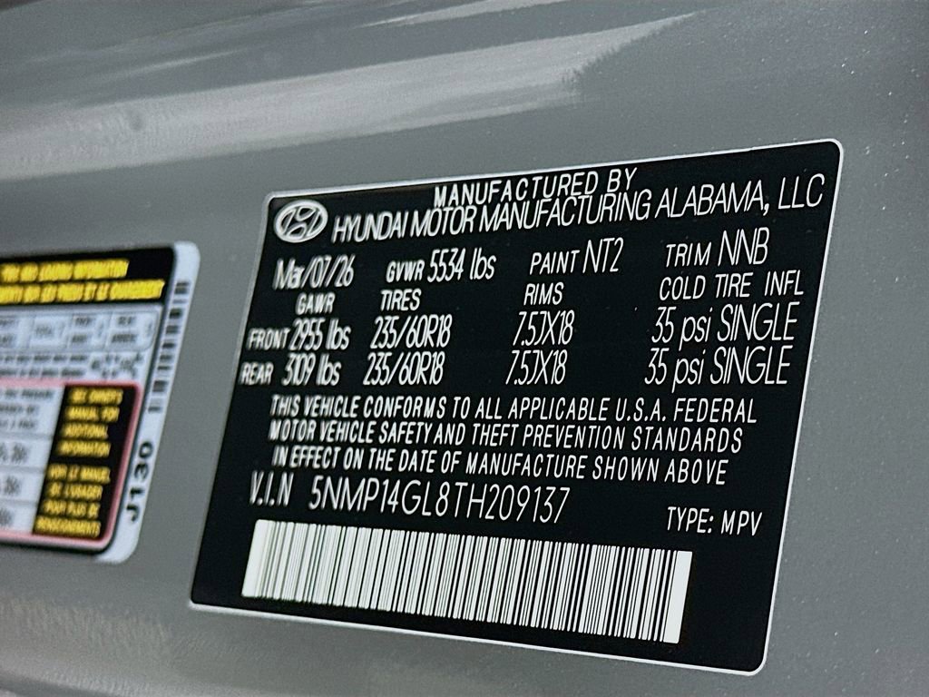 New 2026 Hyundai Santa Fe SE image 23