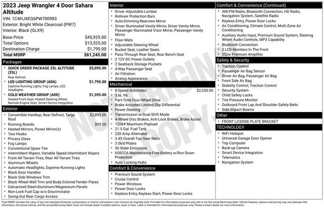 Used 2023 Jeep Wrangler Altitude image 4