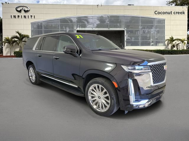 Used 2021 Cadillac Escalade ESV Premium Luxury w/ Performance Package RWD image 1