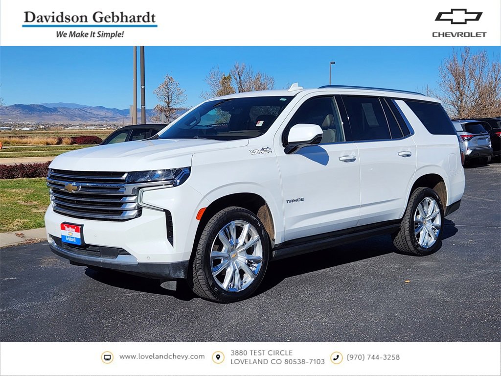 Used 2021 Chevrolet Tahoe High Country image 1